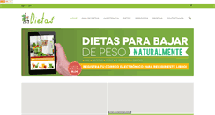 Desktop Screenshot of dietasparabajardepeso.co