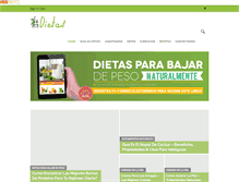 Tablet Screenshot of dietasparabajardepeso.co